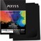 Black Alcohol Ink Paper 25 Sheets Heavy Black Art Paper for Alcohol Ink & Black Watercolor Paper, Synthetic Paper 5x7 Inches (127x178mm), 200gsm Cardstock